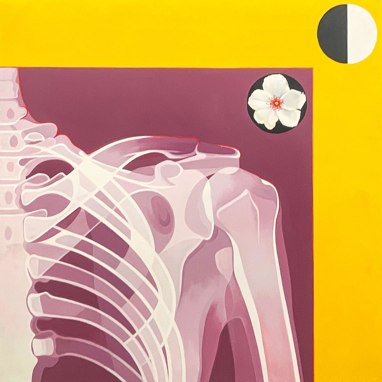 Lowell Nesbitt - Shoulders and Rose (1 of 6)