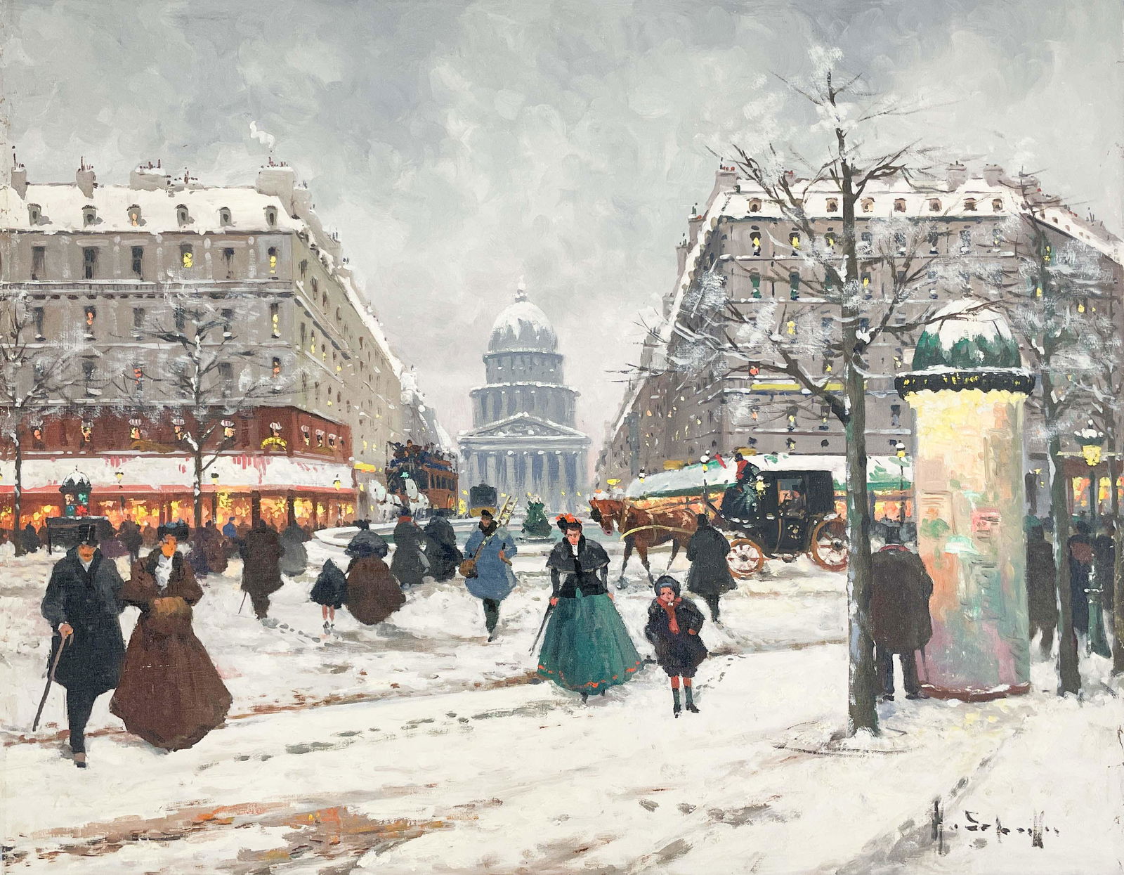 Henri Schaeffer - Latin Quarter Winter (1 of 3)