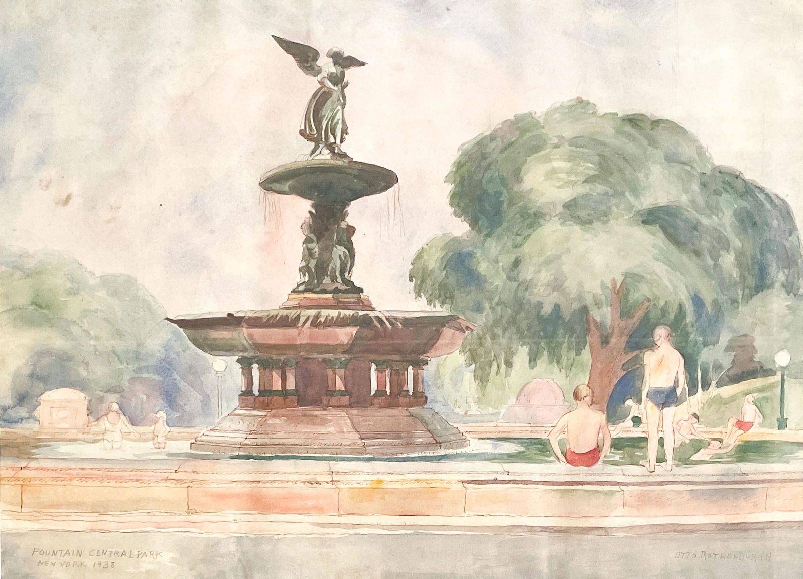 Otto Rothenburgh - Fountain Central Park (1 of 3)