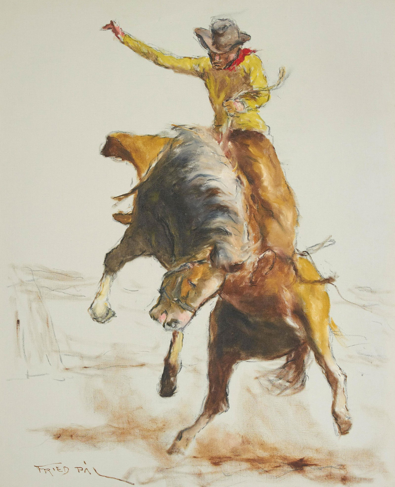 Pál Fried - Bronco Yellow Shirt (1 of 2)