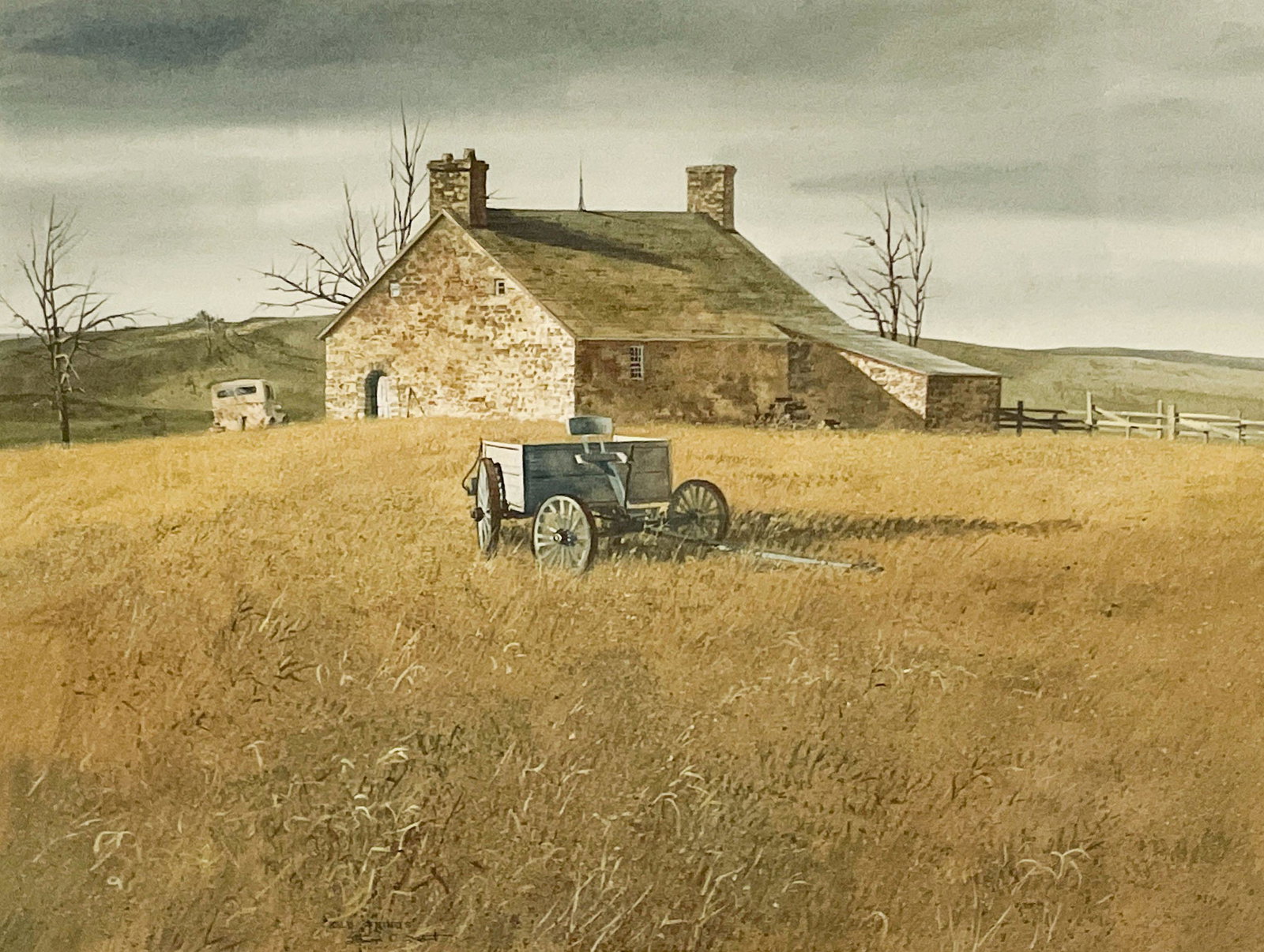 Steven O'Donnell Scott - Old Things: Lot 97 Steven O'Donnell Scott American (b. 1938) Old Things watercolor on paper signed lower center sight: 17 1/2 x 23 1/2 inches Provenance: Property of Jane St. Lifer, New York, NY