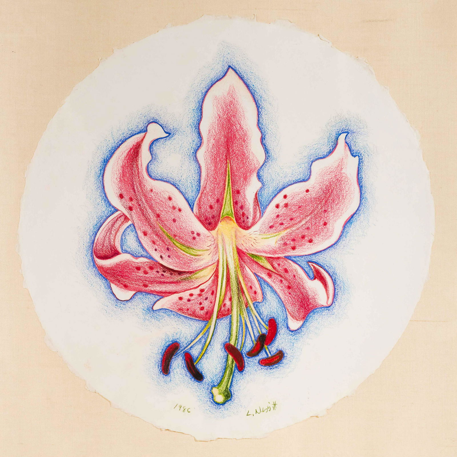 Lowell Nesbitt - Stargazer Lily (1 of 3)
