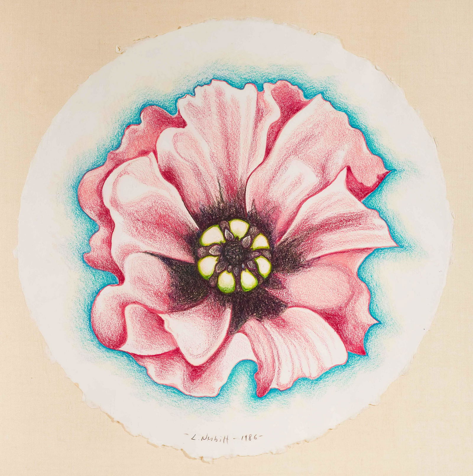Lowell Nesbitt - Pink Poppy (1 of 3)
