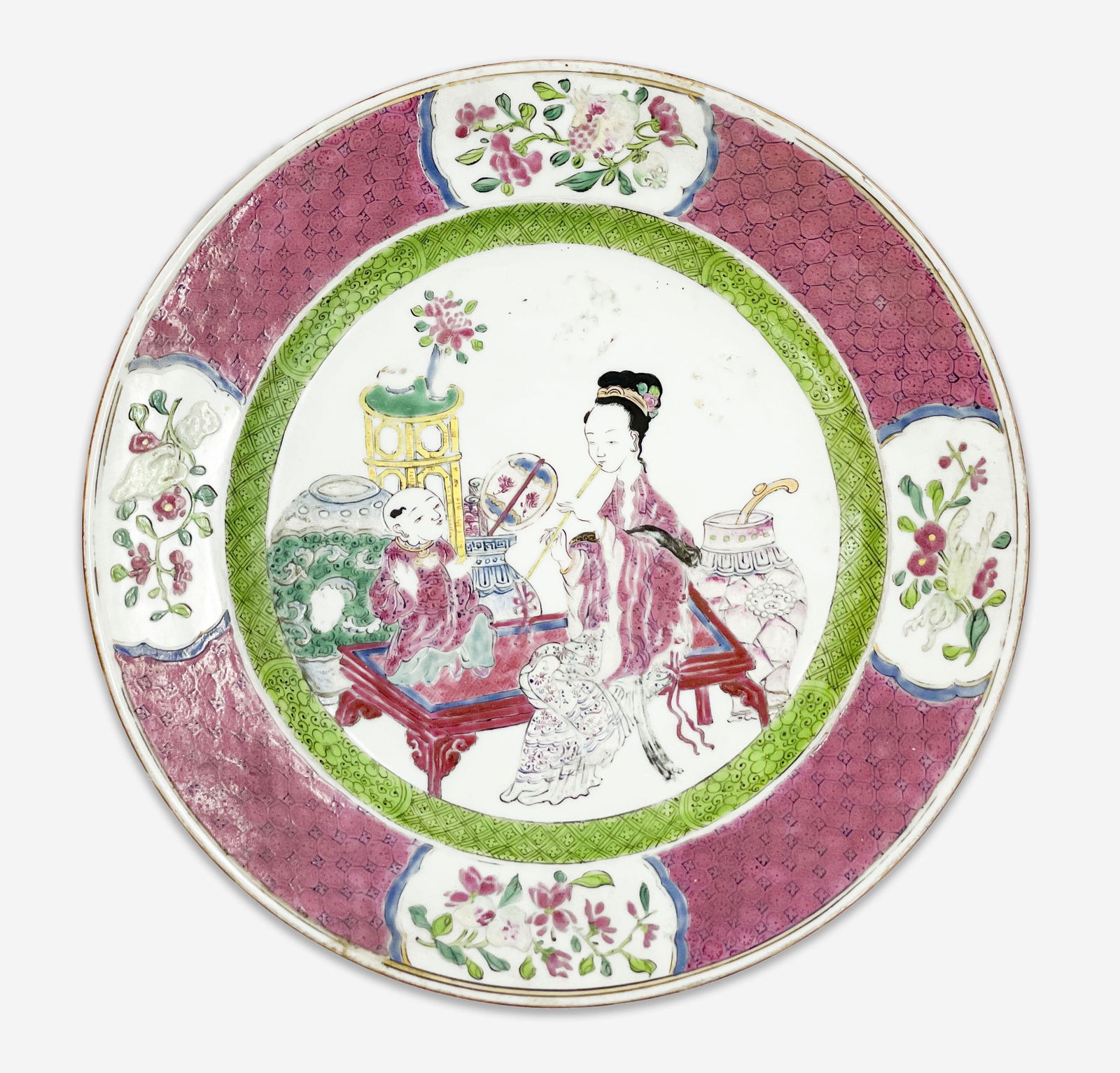 Chinese Export Famille Rose Dish (1 of 3)