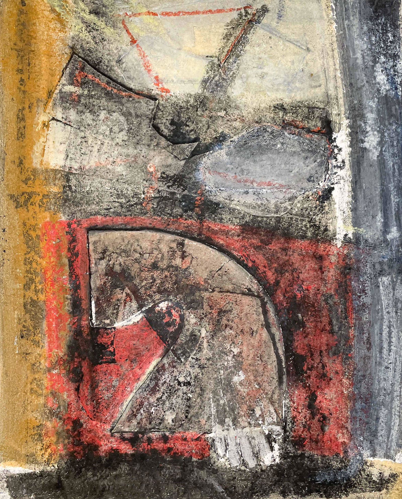 John Walker - Salsipuedes Forms: Lot 120 John Walker British (b. 1939) Salsipuedes Forms (1991) monoprint signed lower right 50 x 40 inches