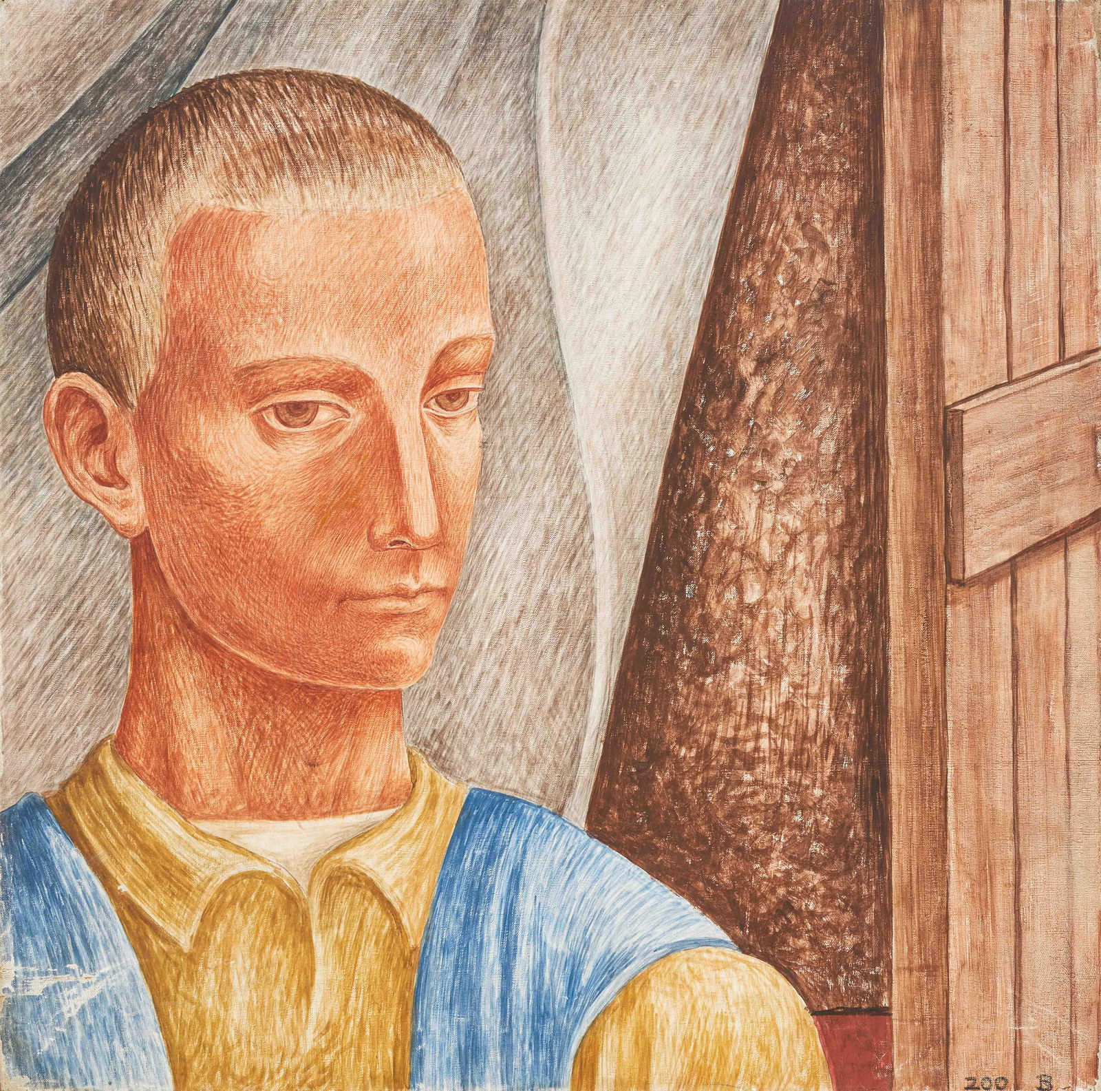 Michael Loew - Detail for Mural (Social Security (1 of 5)