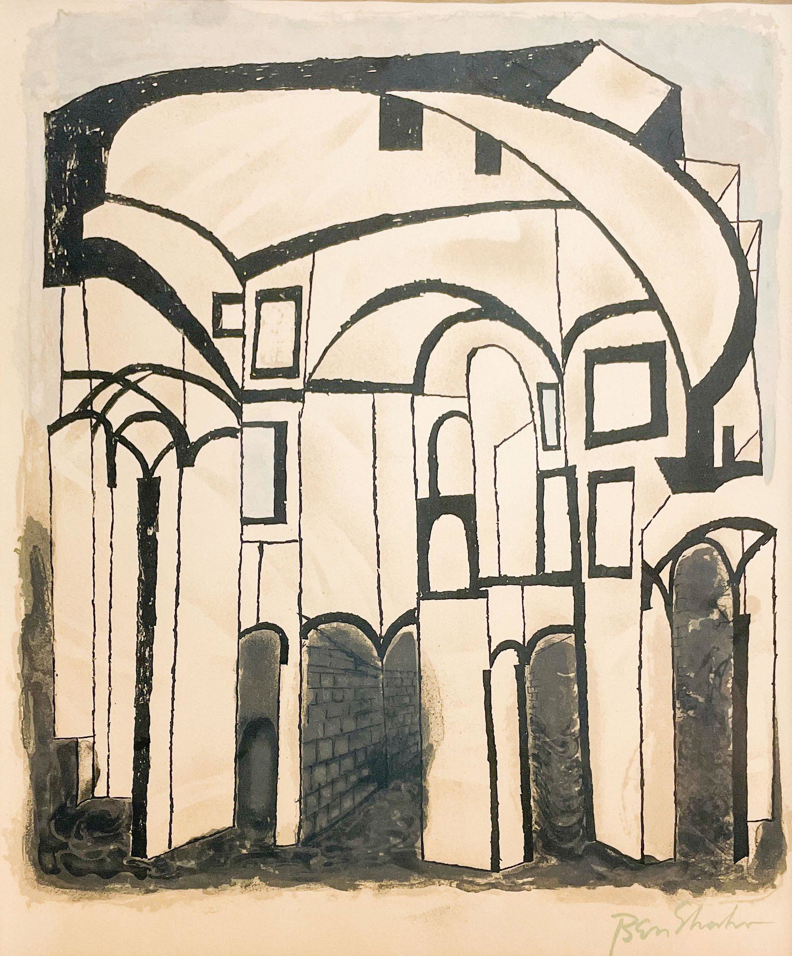 Ben Shahn - To Roads In Unknown Regions from Rilke (1 of 3)