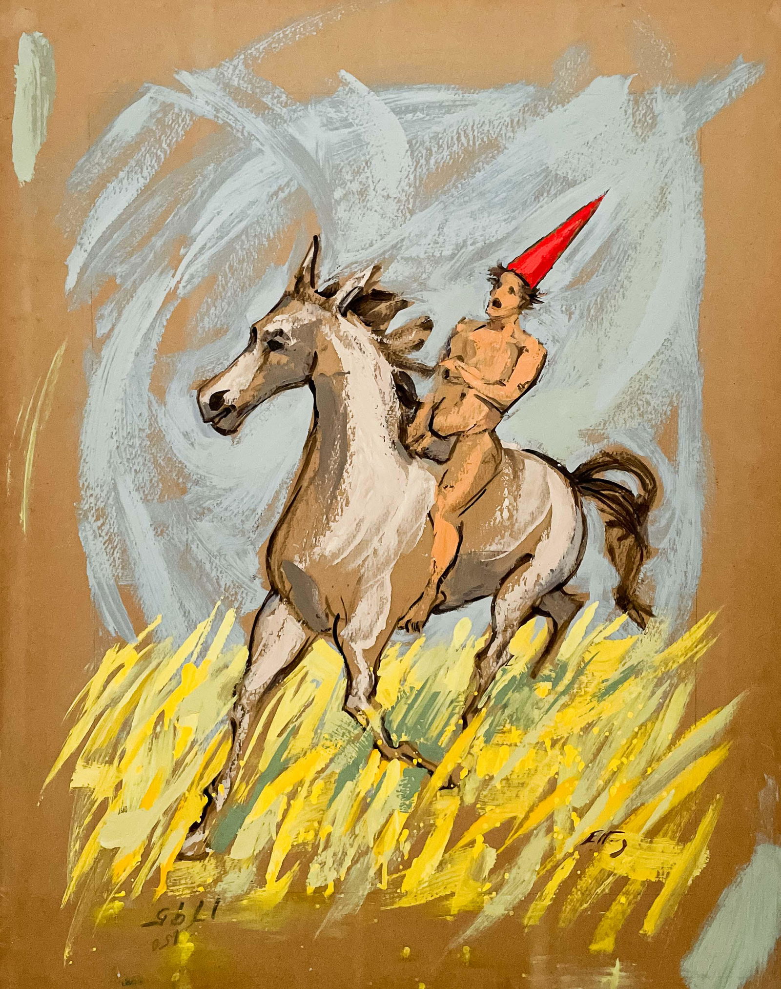 Emlen Etting - Horseman with Red Cap (1 of 7)