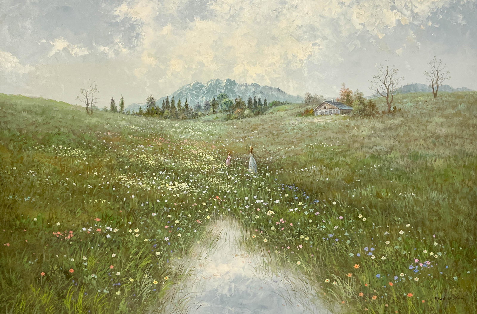 Hyun Bo Yoo - Girls in a Meadow (1 of 3)