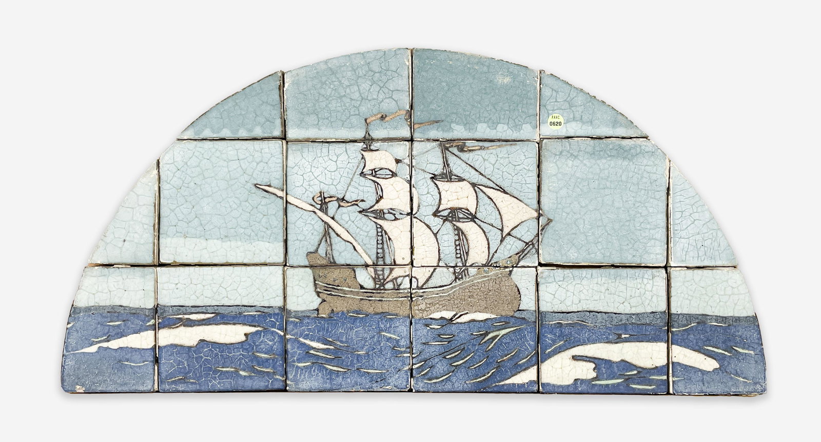 Grueby Demilune Tile Frieze (1 of 7)