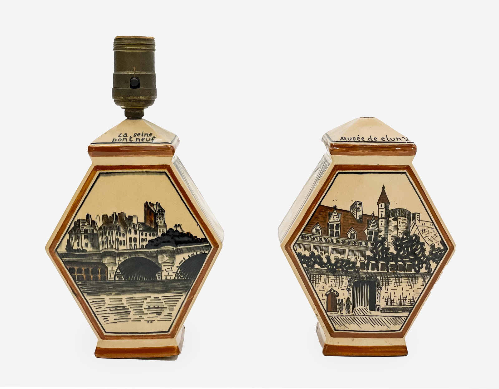 2 French Art Deco Lamp Bases (1 of 7)