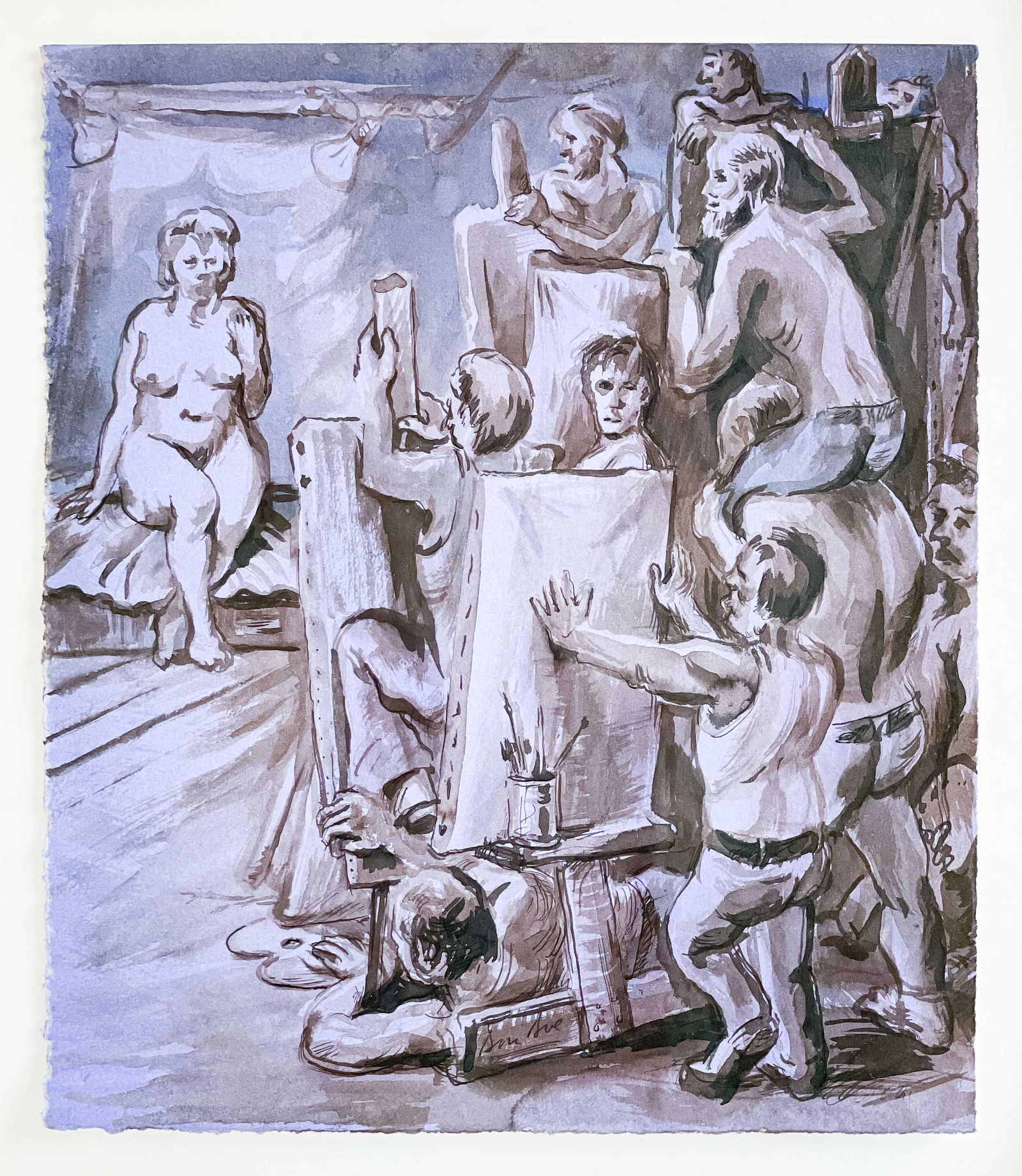 Don Doe - Untitled (Figure Study Class) (1 of 5)