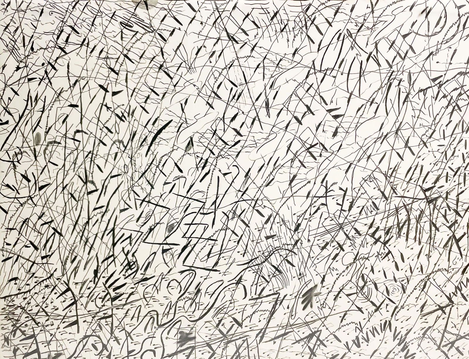 Unknown Artist - Untitled (Abstract Composition of Musical Notes) (1 of 3)