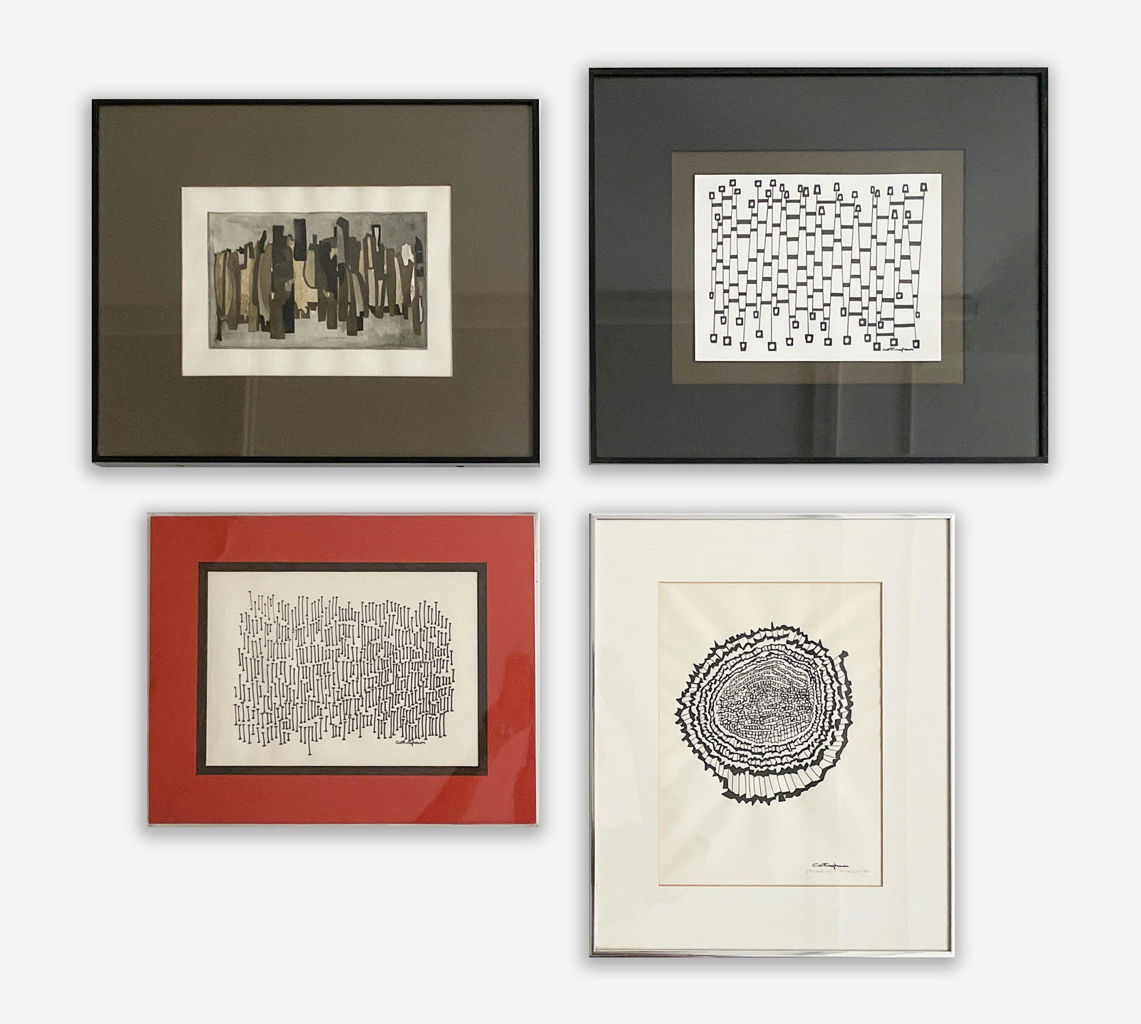 Gail Cottingham - 4 Abstract Compositions (1 of 4)