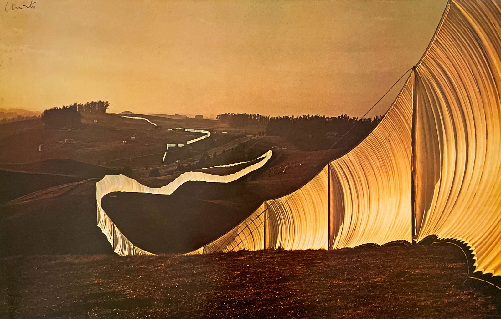 Christo and Jeanne-Claude - Running Fence, Sonoma and Marin County (1 of 6)