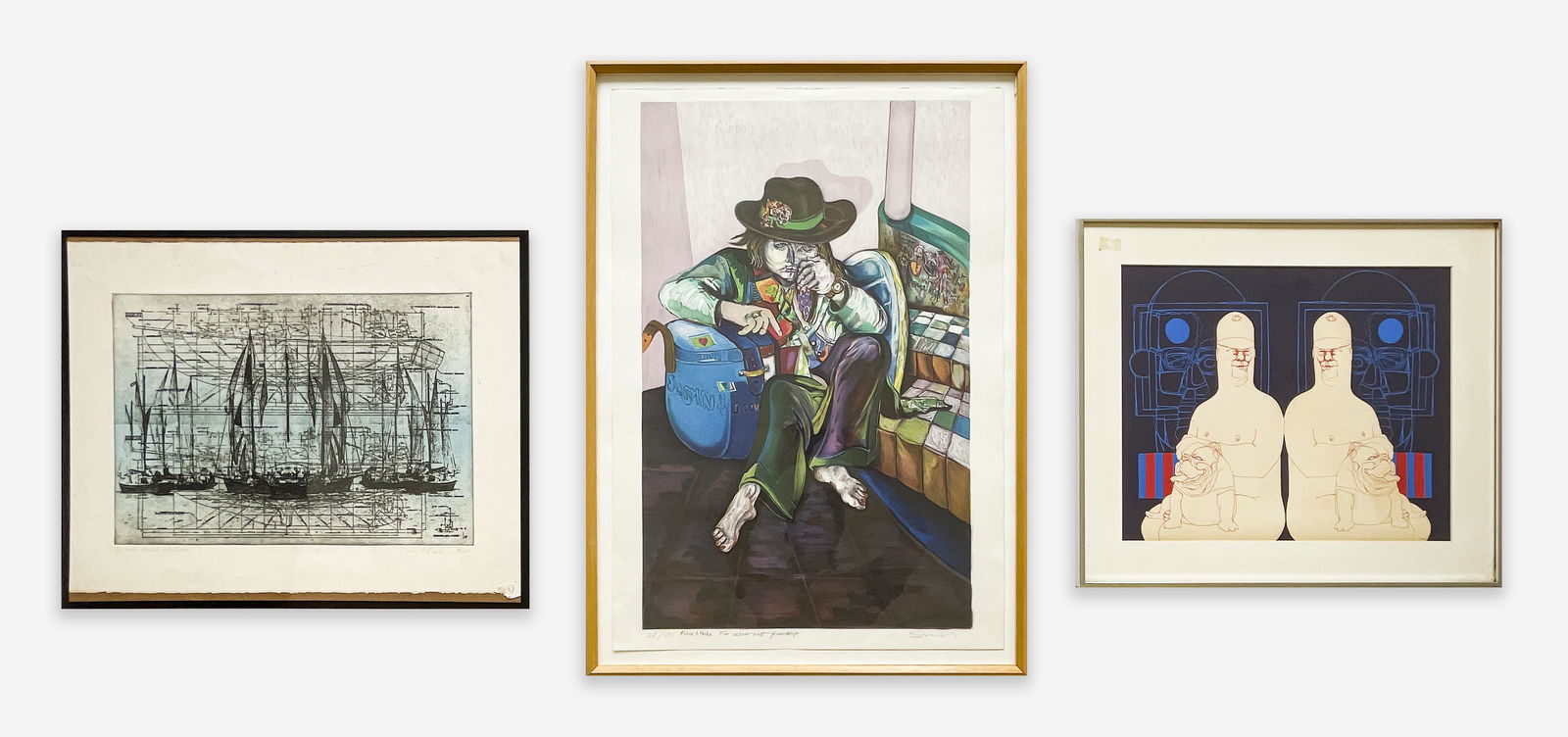 May Stevens & Others - 3 Works on Paper (1 of 8)