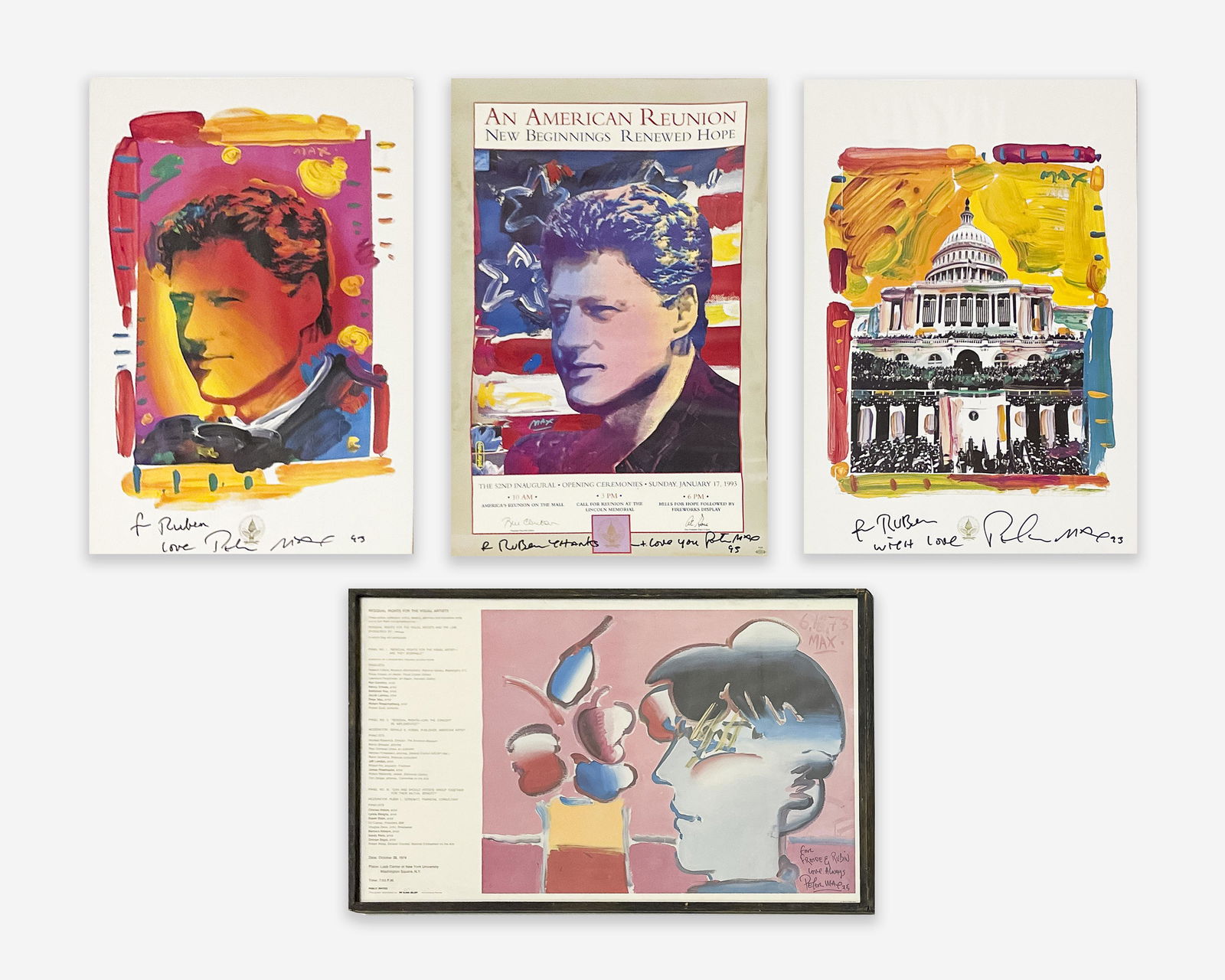 Peter Max - 4 Signed Posters (1 of 10)