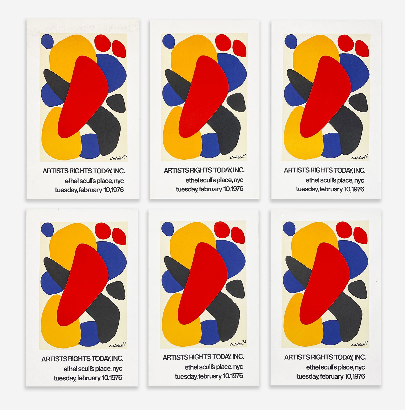 Alexander Calder - 6 Exhibition Posters (1 of 5)