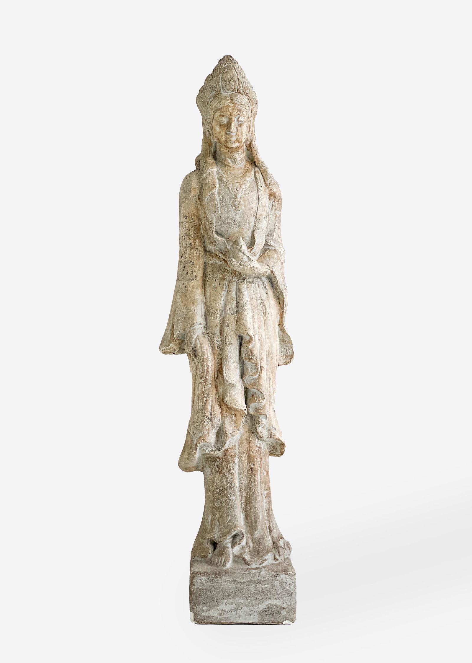 Cast Plaster Figure of Guanyin (1 of 5)