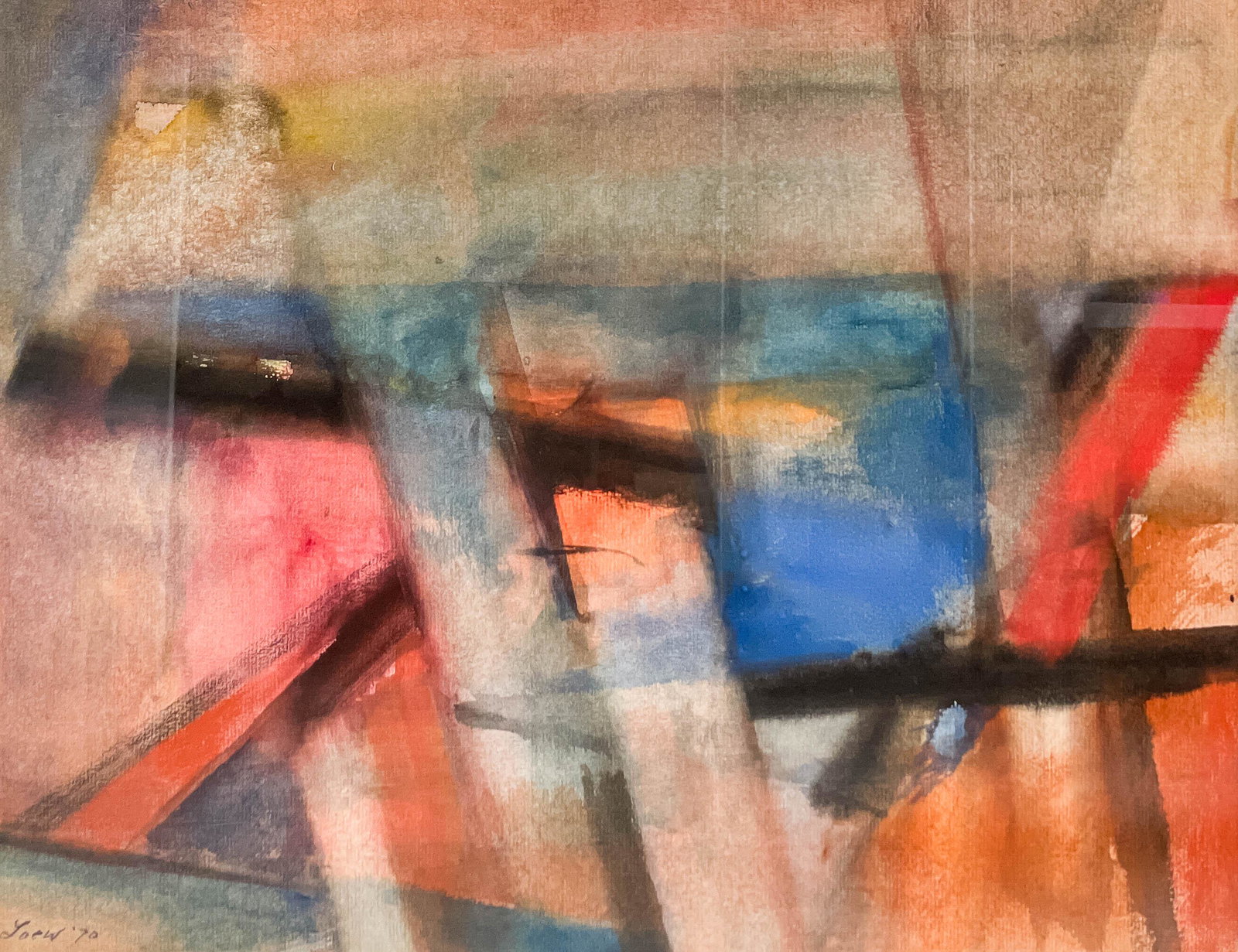 Michael Loew - Untitled PTP243: Lot 12 Michael Loew American (1907-1985) Untitled PTP243 (1970) watercolor signed lower left 18 x 24 inches Provenance: From a private collection, by descent from the artist's estate ACME F