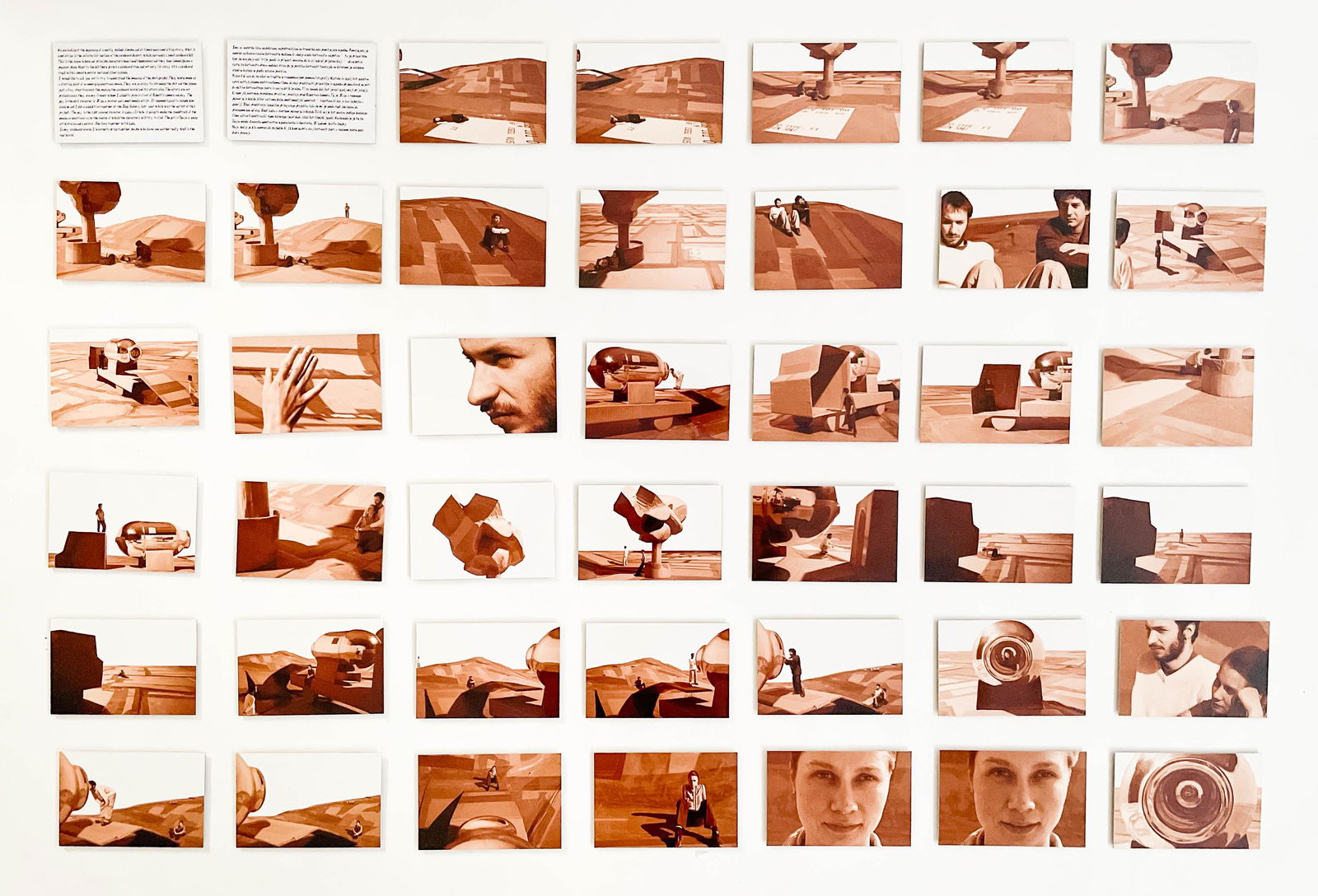 Tobias Putrih - Lost Cinema III: Lot 57 Tobias Putrih Slovene (b. 1972) Lost Cinema III (2002) 42 photographs mounted on aluminum plate each: 4 x 6 inches Additional Information: each bearing labels inscribed with plate numbers