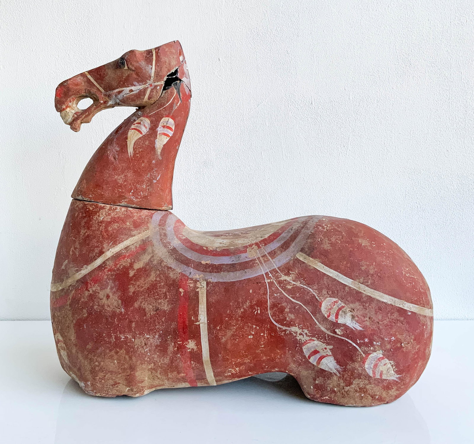 Chinese Painted Pottery Horse (1 of 8)