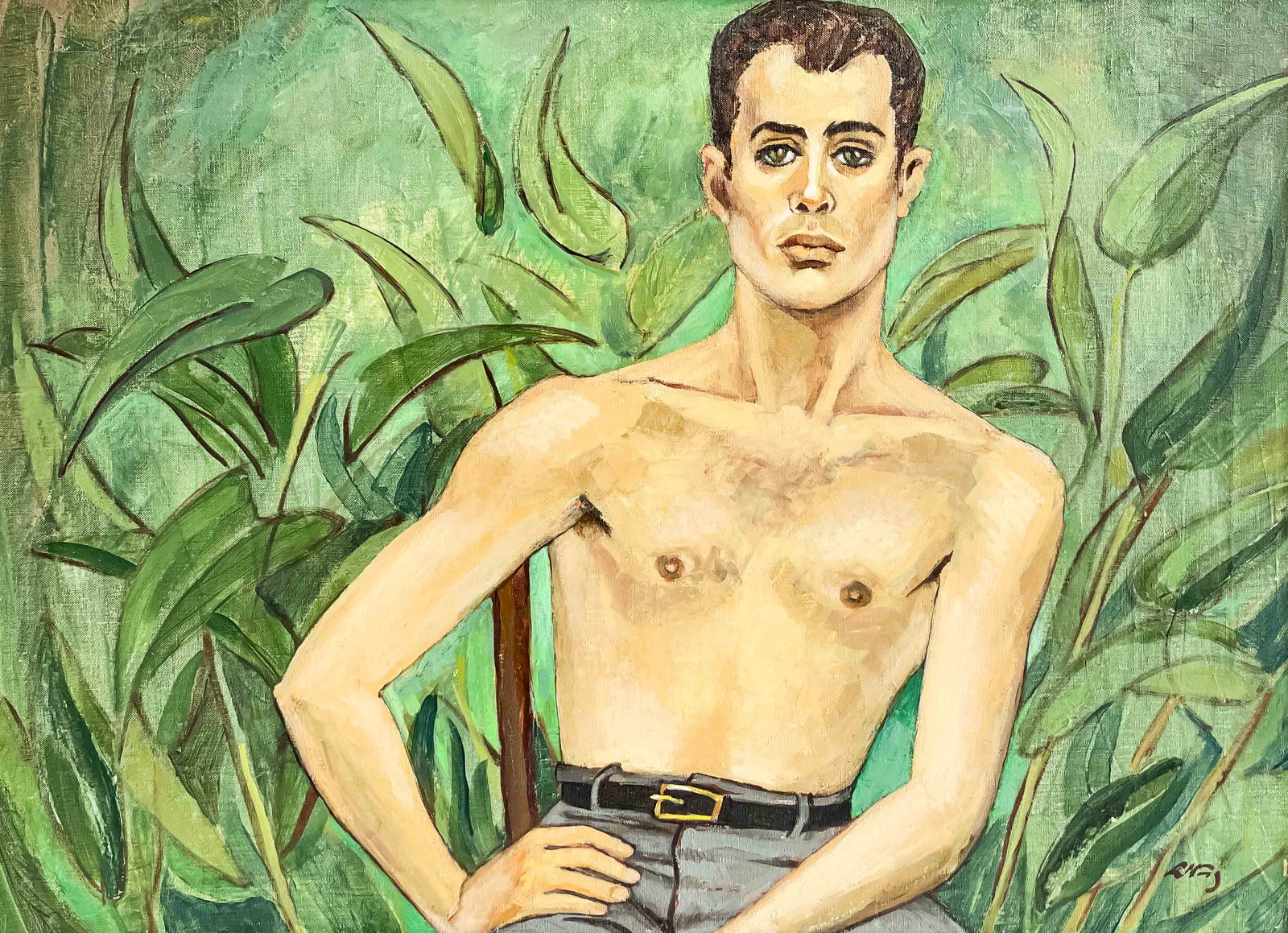 Emlen Etting - Untitled (Portrait of a Man) (1 of 5)