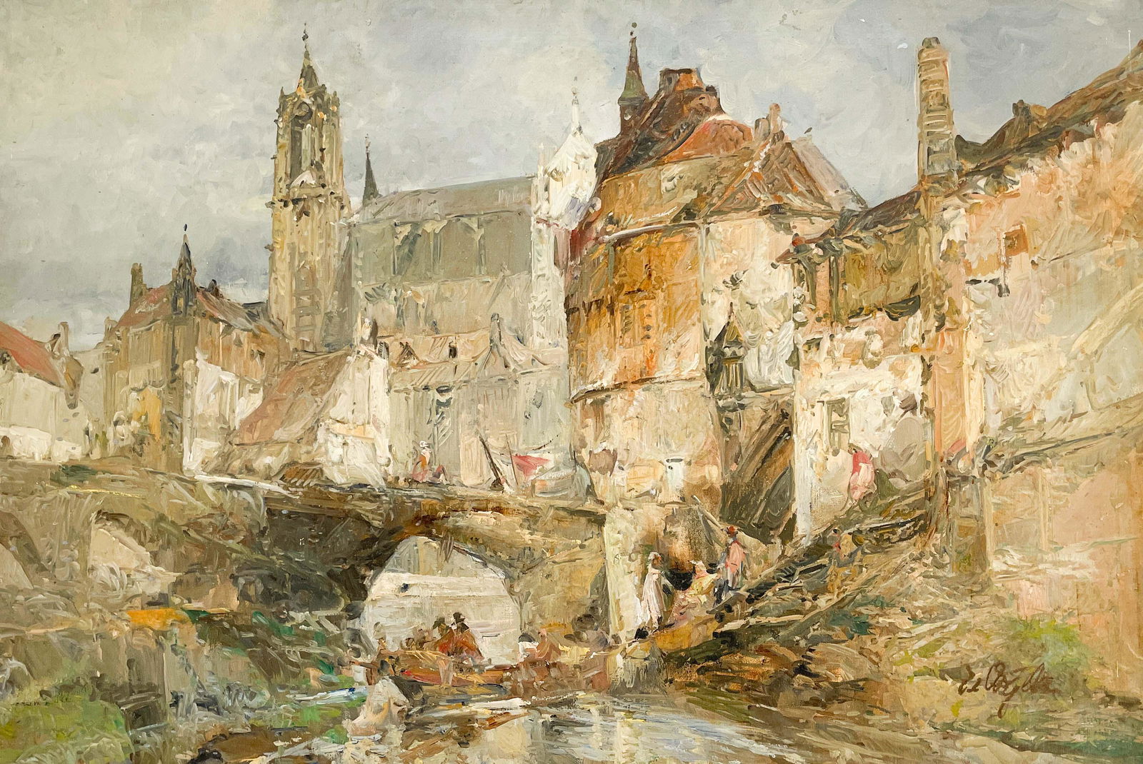 Jan de Vogel - Canal Scene (1 of 3)