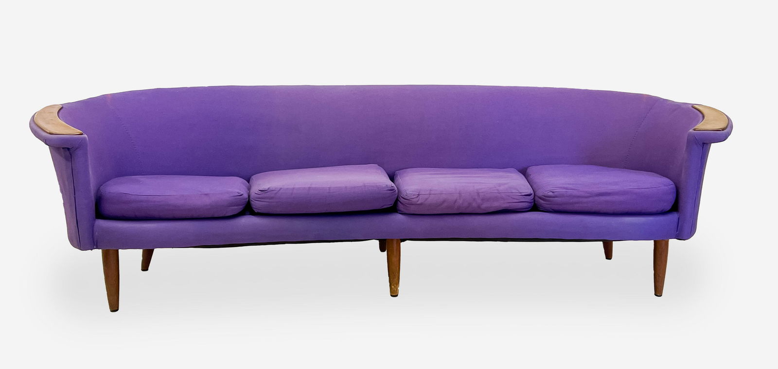 Curved Scandinavian Sofa (1 of 10)