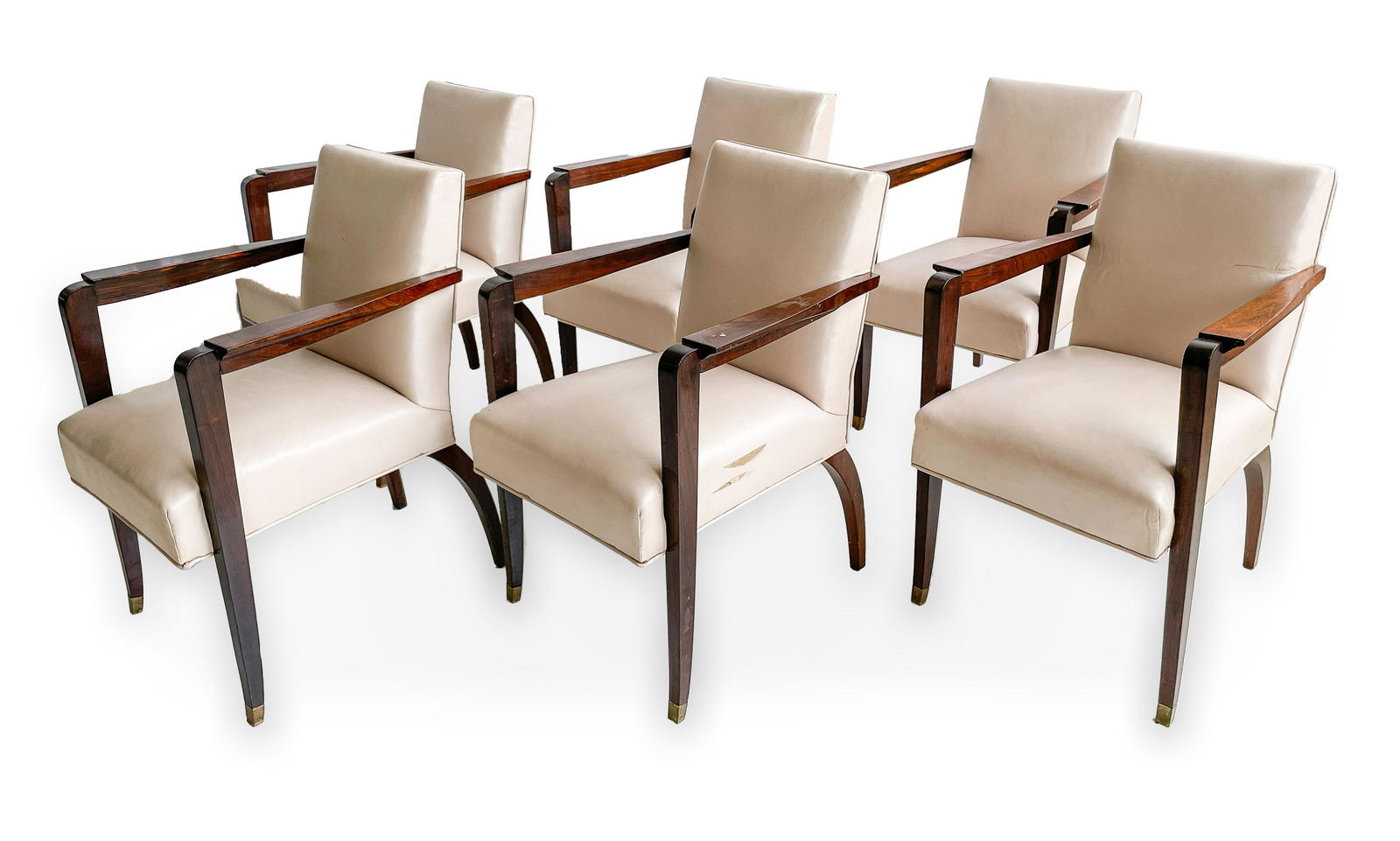 Art Deco Dining Chairs, Set of 6 (1 of 7)