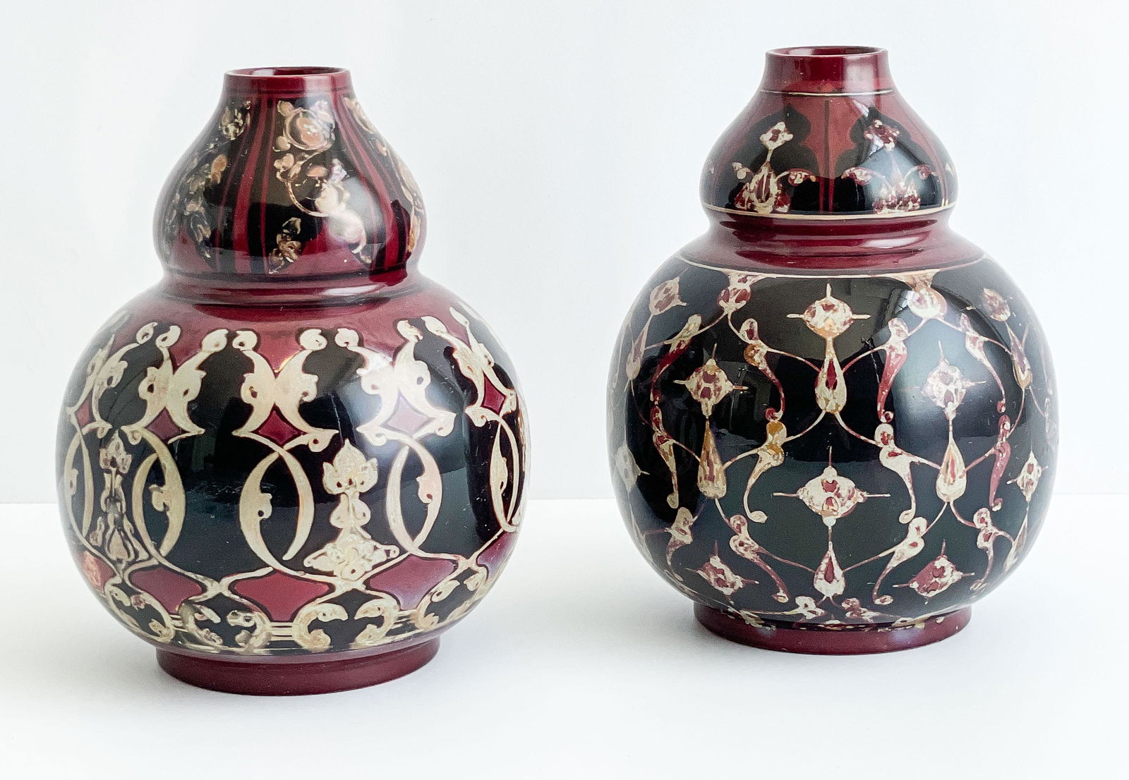 Two Bernard Moore Glazed Pottery Vases (1 of 7)