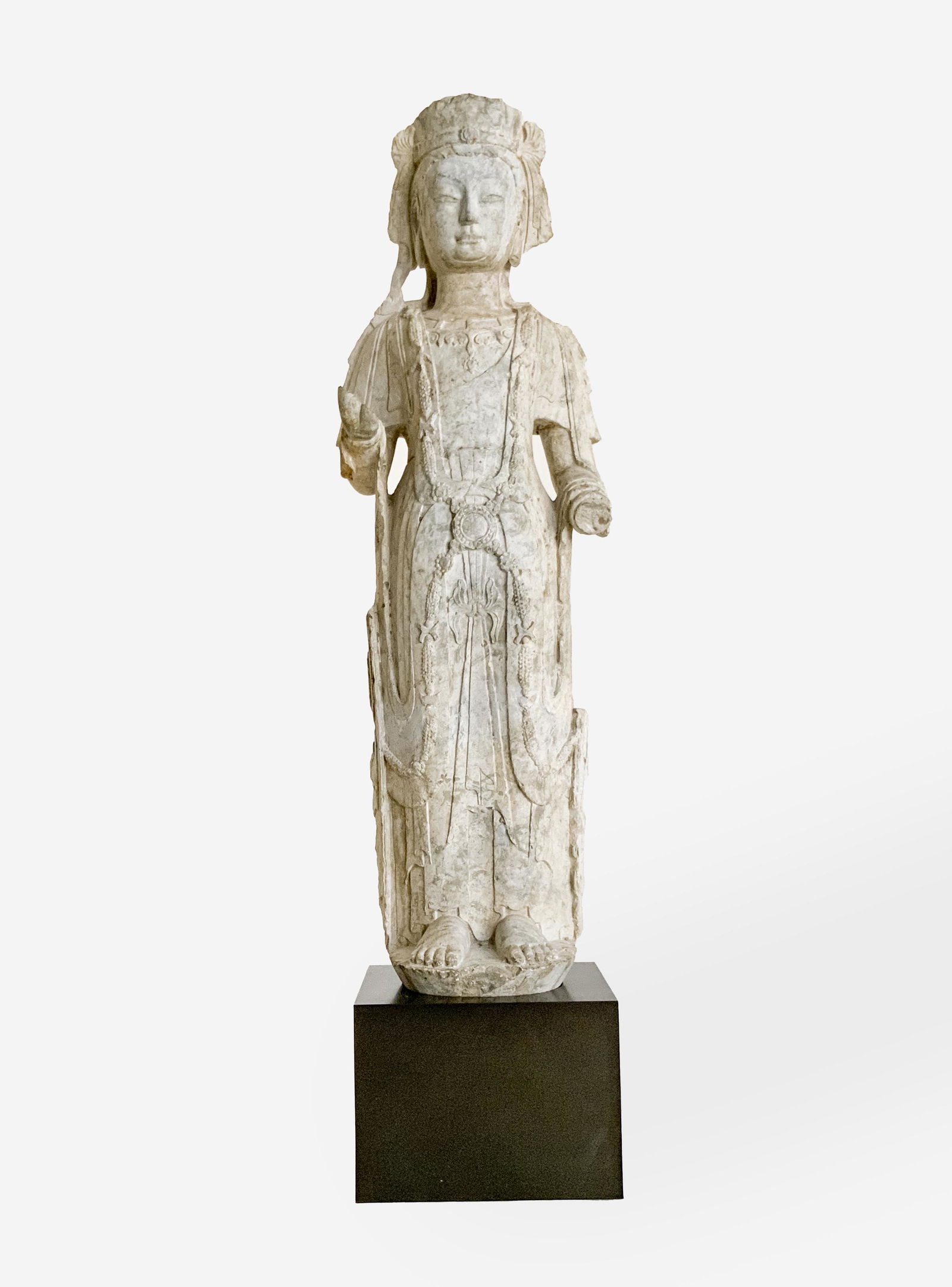 Chinese Stone Figure of a Bodhisattva (1 of 9)