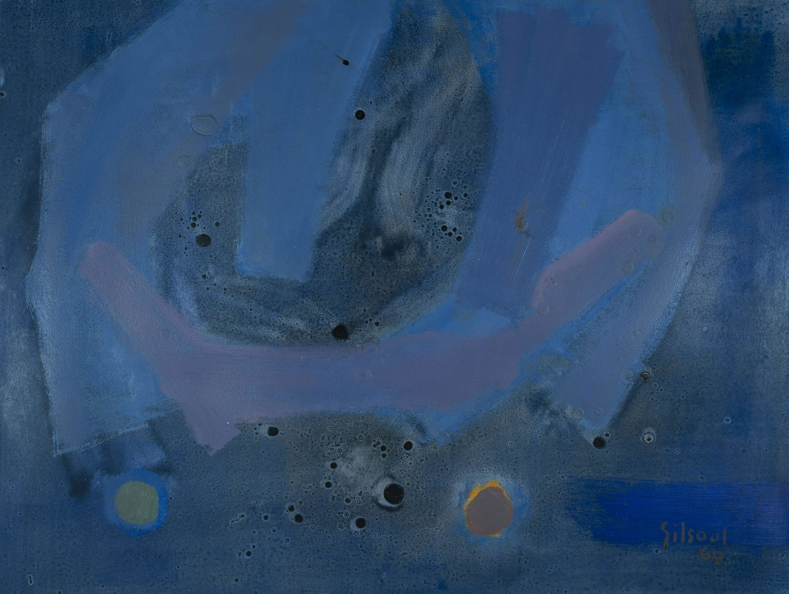 Benoît Gilsoul - Untitled (Blue Composition) (1 of 3)