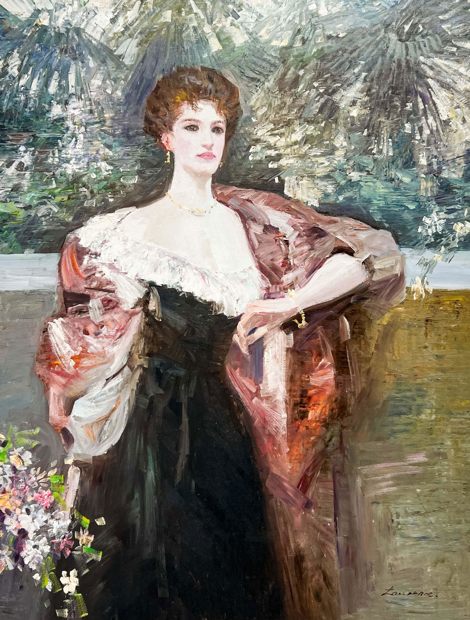 Lawrence (Law Kwok Leung) - Woman Standing on Balcony (1 of 4)