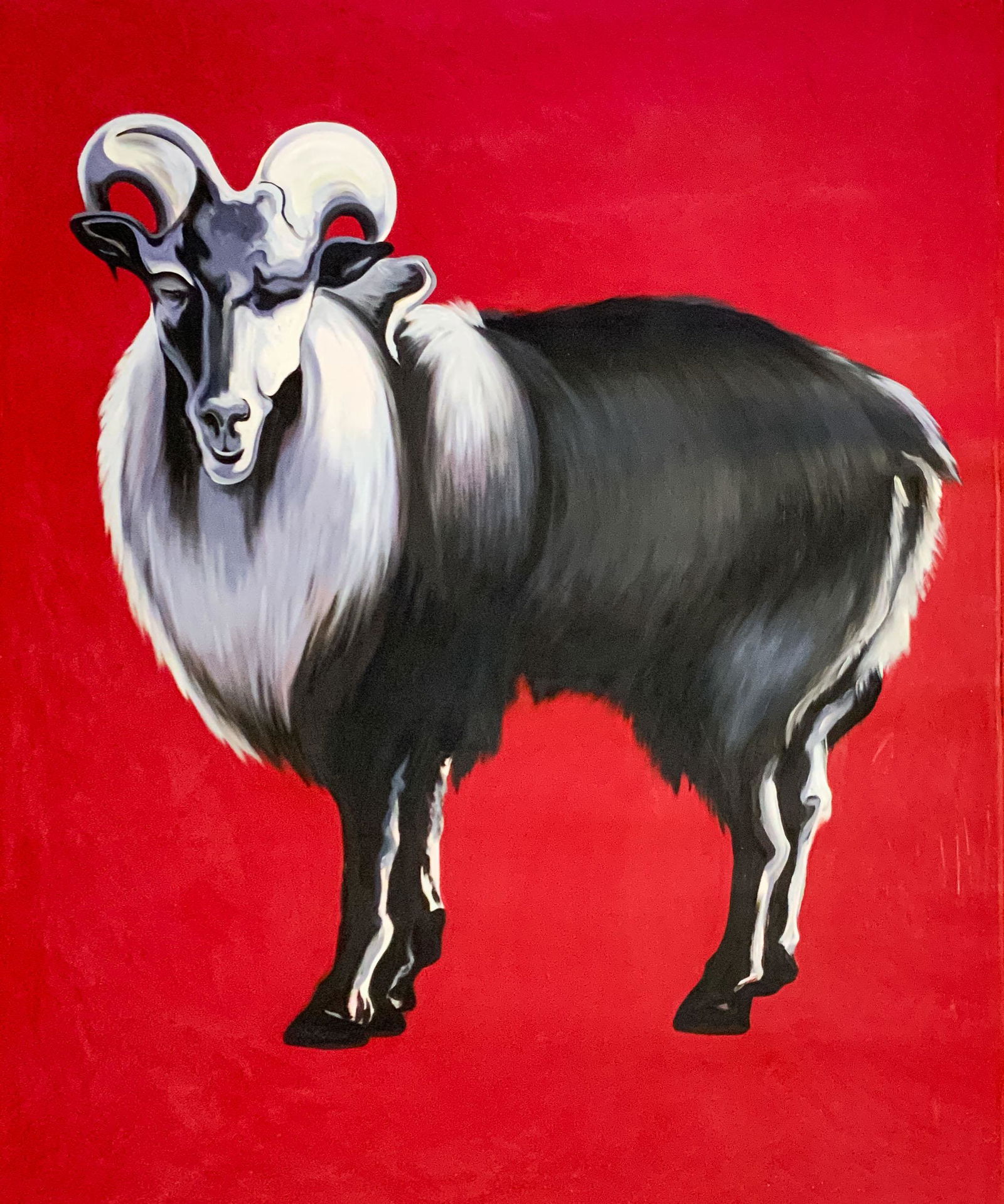 Lowell Nesbitt - Ram in Red (1 of 7)