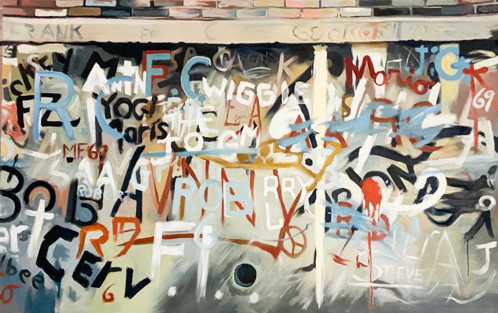 Lowell Nesbitt - Sullivan St. Wall II/V (1 of 7)