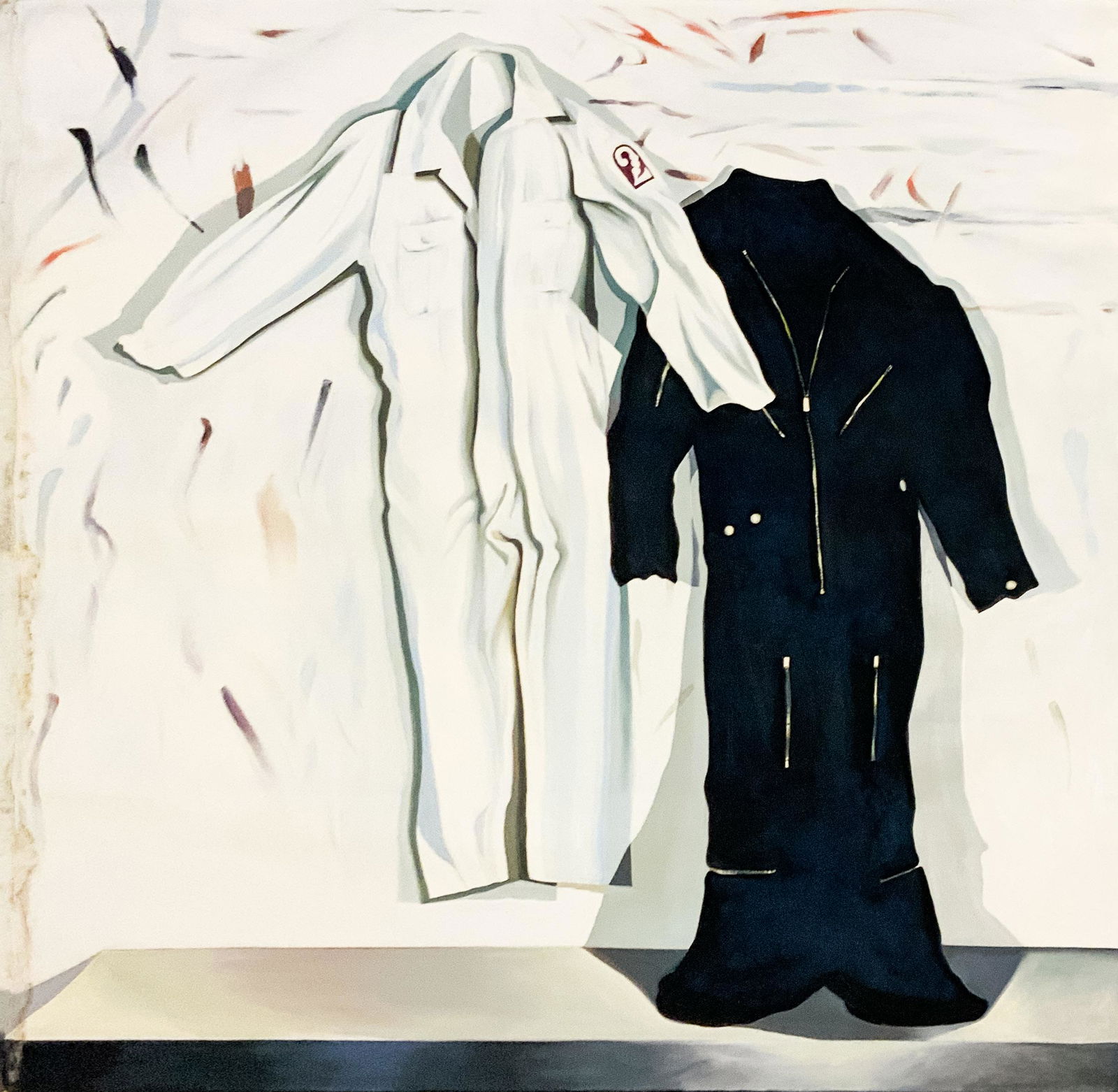 Lowell Nesbitt - White and Black Work Clothes (1 of 7)