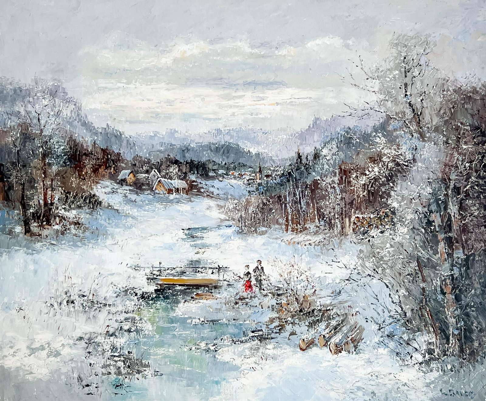 Willi Bauer - Winter Riverside Landscape (1 of 4)
