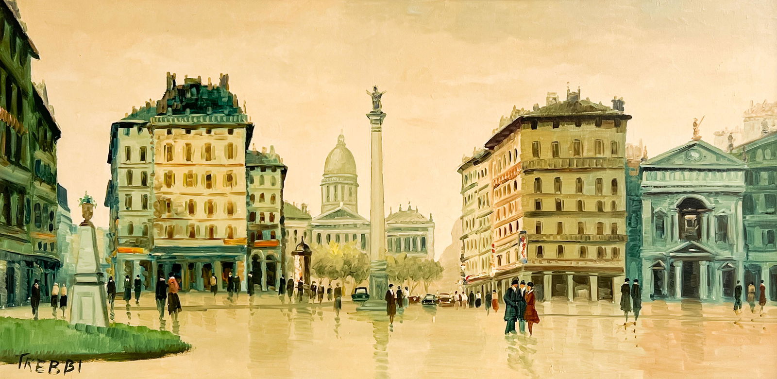 Artist Unknown - Parisian Street Scene (1 of 5)