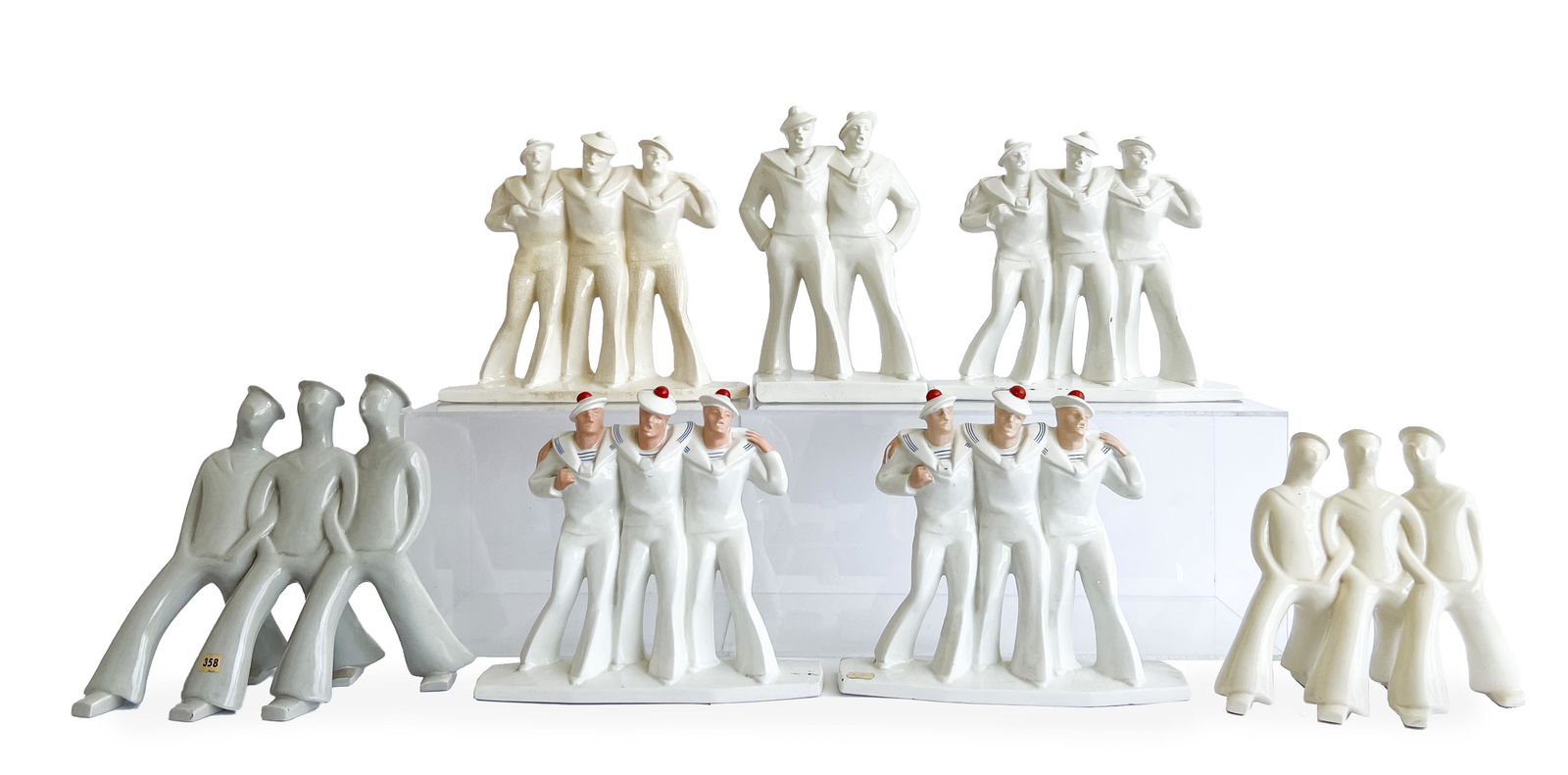 Assembled Group Of Sailor Figures (1 of 6)