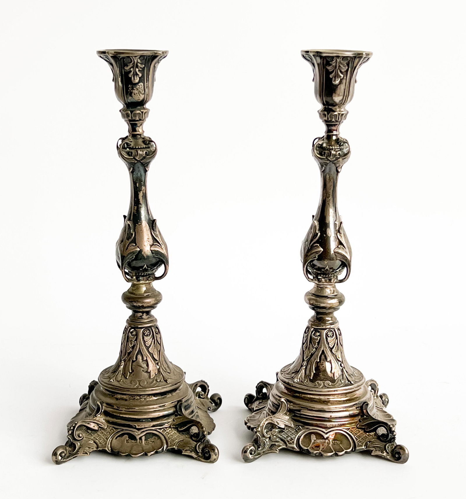 Teodor Werner & Son - Judaica Shabbat Candlesticks (1 of 8)