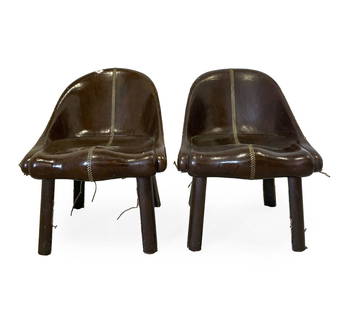 William (Billy) Haines - 2 Chairs: Lot 185 William (Billy) Haines American(1900-1973) 2 Chairs believed to be a part of the limited production from the Desert Living Room at the Golden Gate International Exposition of 1939