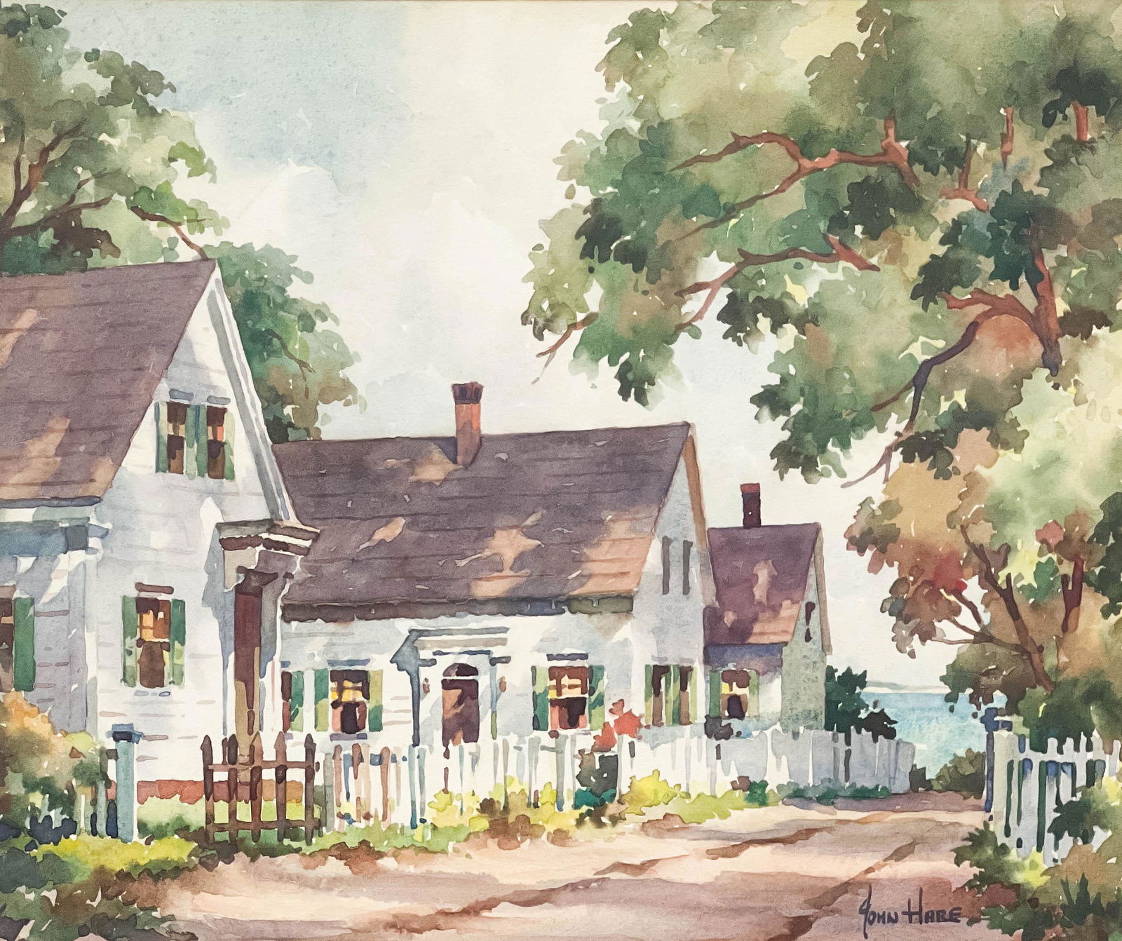 John Cuthbert Hare - Massachusetts Village (1 of 4)