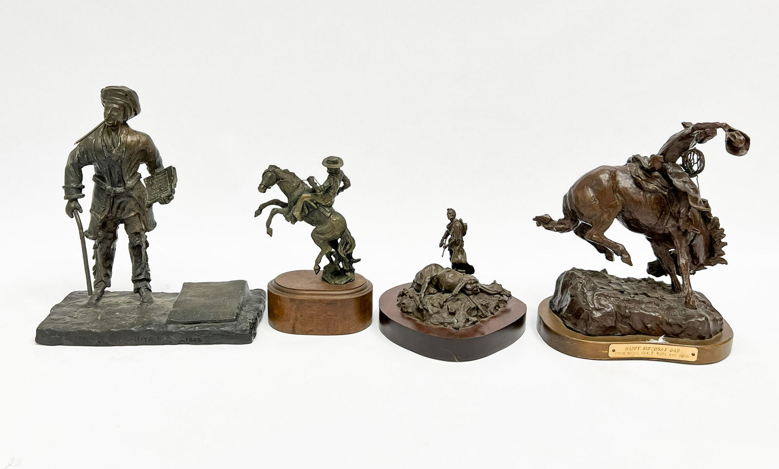 Various Artists - Group of 4 Western Theme Sculptures (1 of 11)