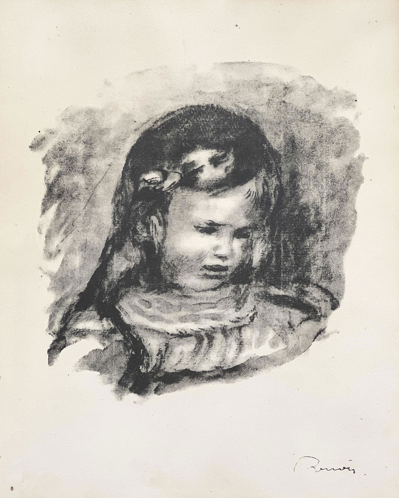 Pierre-Auguste Renoir - Claude Renoir, La Tête Baissée (1 of 4)