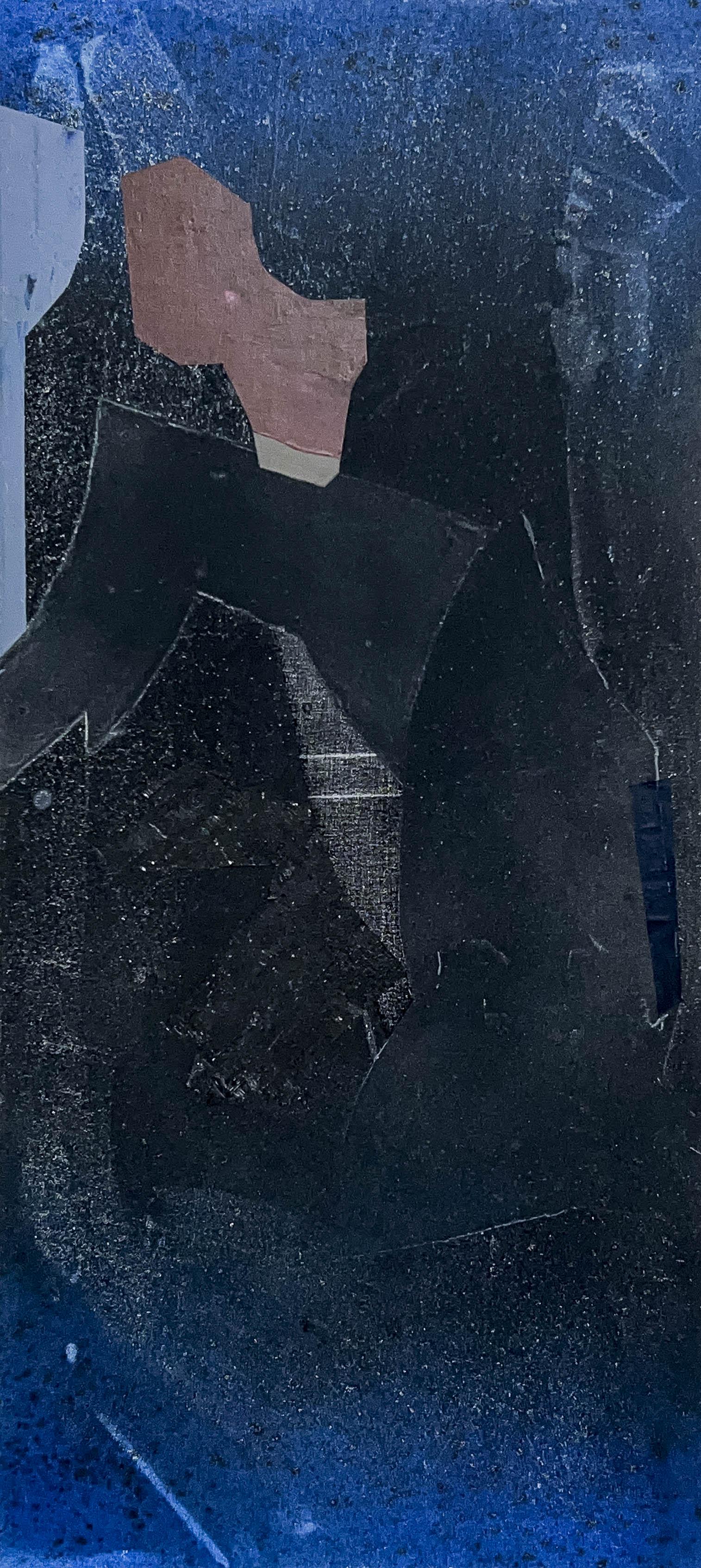 Stephen Mueller - Mr. Winter: Lot 5 Stephen Mueller American (1947-2011) Mr. Winter (1976) acrylic on canvas signed verso to stretcher 65 3/4 x 30 x 1 1/4 inches unframed Provenance: From a Private Collection