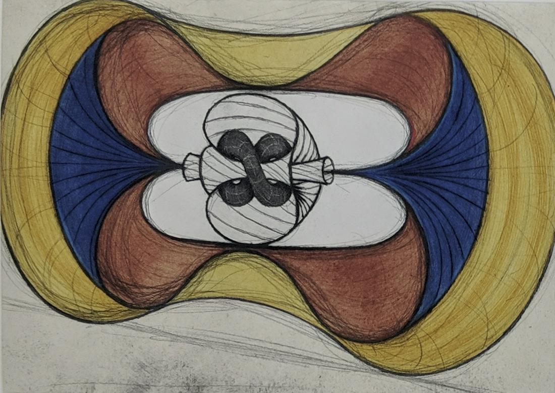 John Newman - Piccolo Roman Rosso: Lot 91 John Newman American (b.1952) Piccolo Roman Rosso (1988) etching signed lower right, numbered 7/58 plate: 10 1/2 x 14 1/2 inches frame dimensions: 21 1/2 x 29 x 1 1/2 inches, wood frame with ac