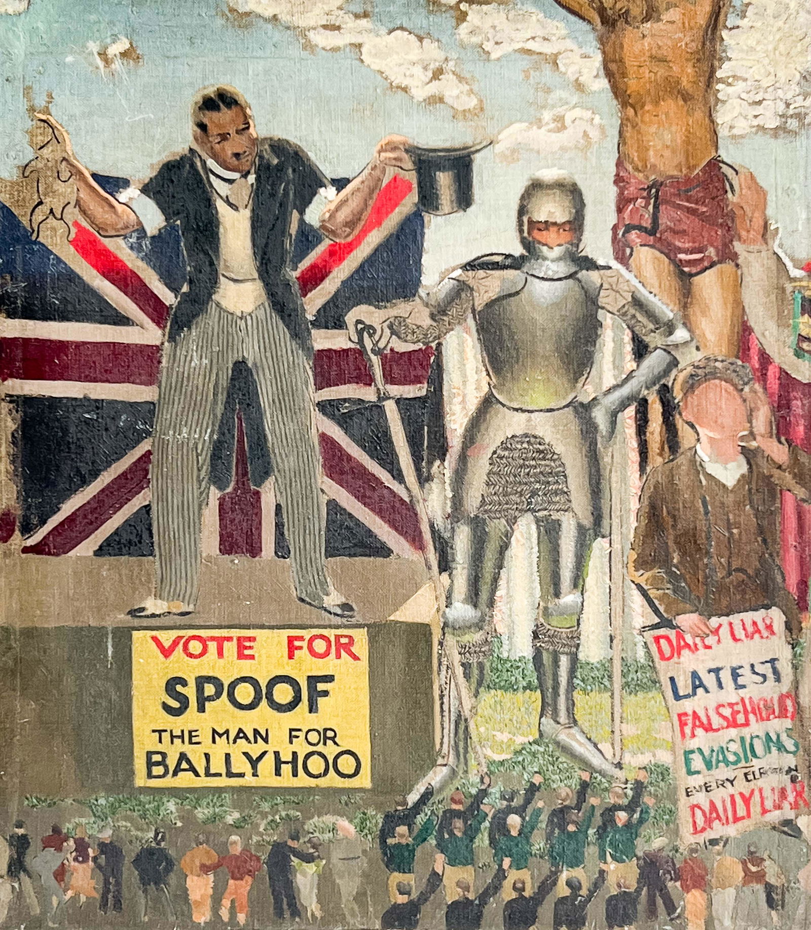 Artist Unknown - Untitled (Vote for Spoof / The Man for Ballyhoo) (1 of 4)