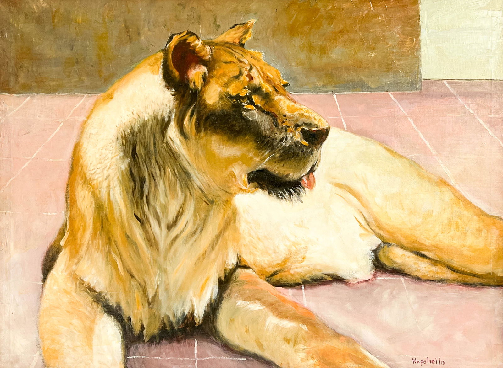 Unknown Artist - Untitled (Lioness at Rest) (1 of 6)