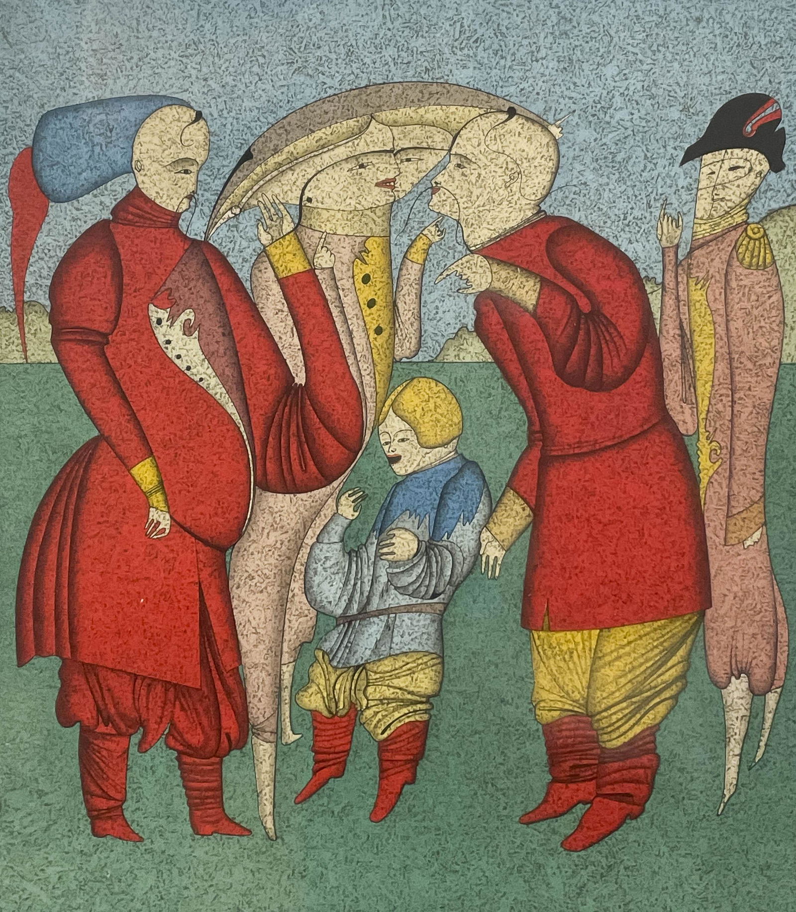 Mikhail Chemiakin - Untitled (Group of Figures) (1 of 5)